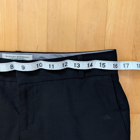 Banana Republic Logan fit black wool mix stretch pant size 2. - Picture 5 of 6